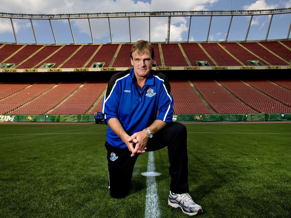 Dwight Lodeweges during his time with FC Edmonton