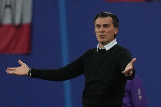 Turkey Euro 2024 squad Vincenzo Montella, coach of Turkiye looks on during the UEFA EURO 2024 round of 16 match between Austria and Turkiye at Football Stadium Leipzig on July 02, 2024 in Leipzig, Germany. (Photo by Masashi Hara/Getty Images)